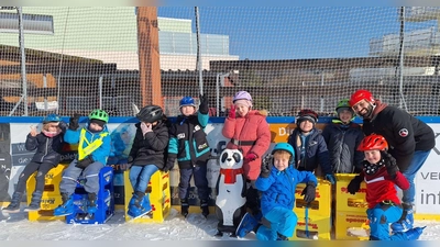 Die 1. Klasse hatte großen Spaß beim Eislaufen  (Bild: Martina Lopes)