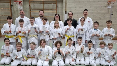 Ehrung der Sportabzeichen Träger des Team Bushido. (Bild: Christian Kett)