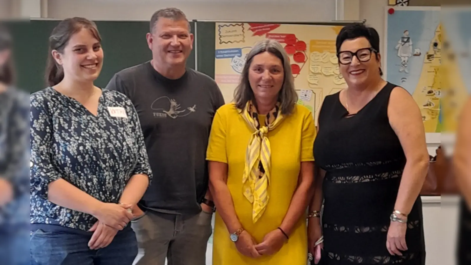 Bild von Deljin Hariwan Haji von links nach rechts: <br>Katharina Fißmer, Andreas Matthalm, Nicole Geiger, Birgit Fruth (Bild: Deljin Hariwan Haji )