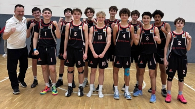 Die erfolgreiche Mannschaft nach dem wichtigen Sieg (Bild: Christian Tiemann)