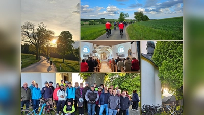Erste Radler-Maiandacht der KLB Schwarzenbach (Bild: Marion Mark)