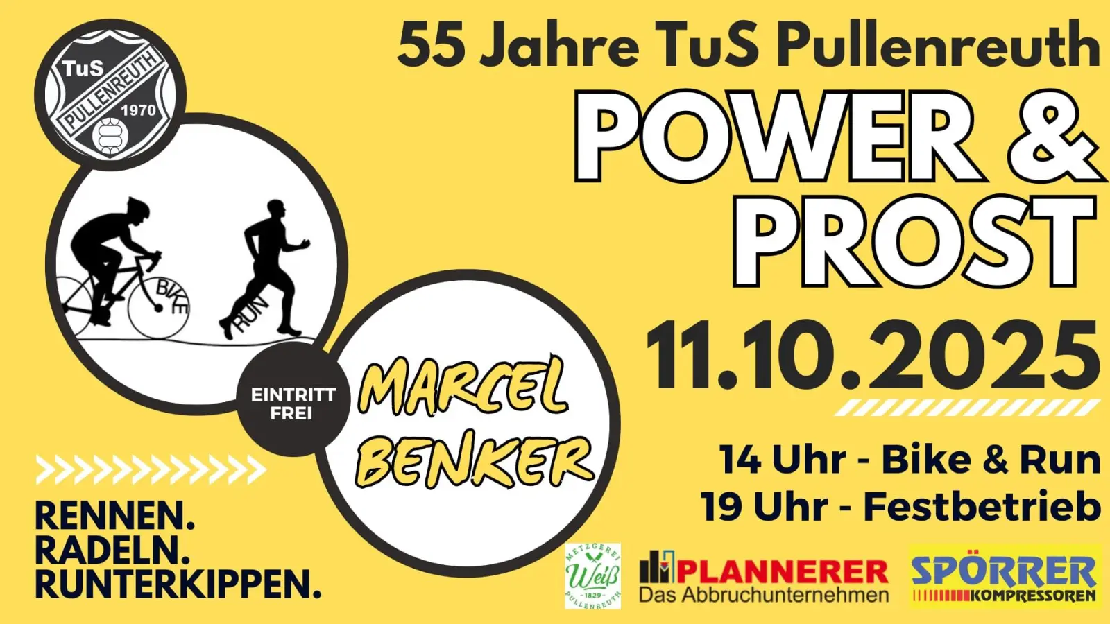 Zum Fest des TuS Pullenreuth 1970 e.V. ergeht herzliche Einladung an die gesamte Bevölkerung (Bild: Benedikt Lippert)