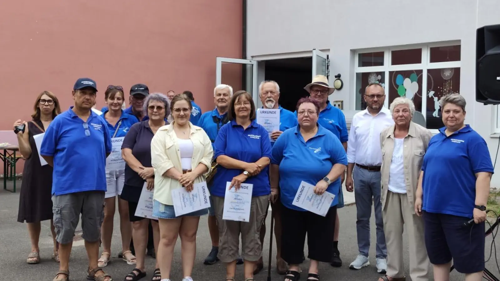 Ehrungen für 20; 25; 30 und 35 Jahre aktives Musizieren  (Bild: Carola Ringholz)