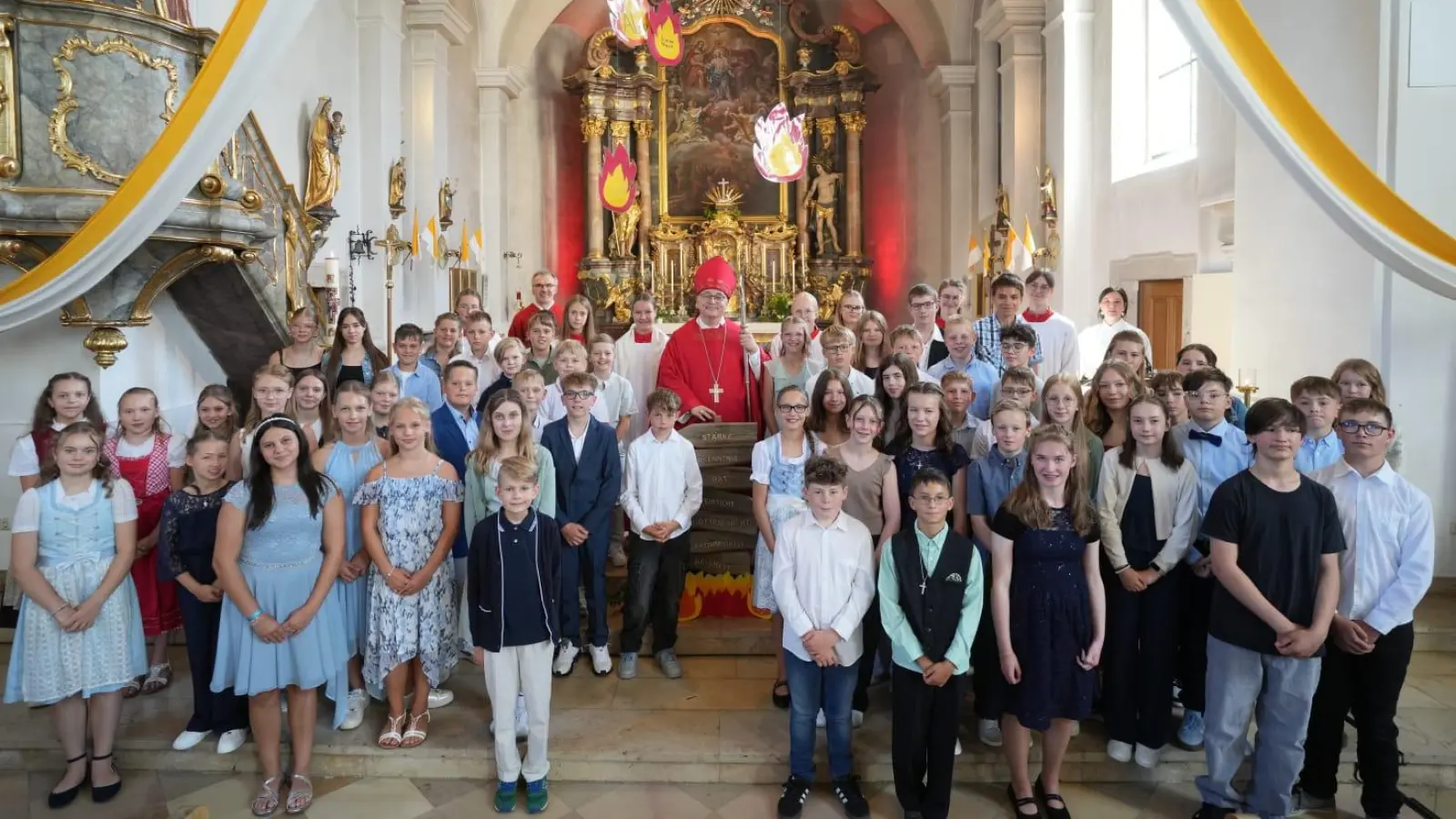 57 Jugendliche Feuer und Flamme für Gott. (Bild: Christian Adam)