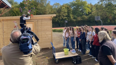 Das Richtfest kann nun beginnen!  (Bild: Doris Weigl)