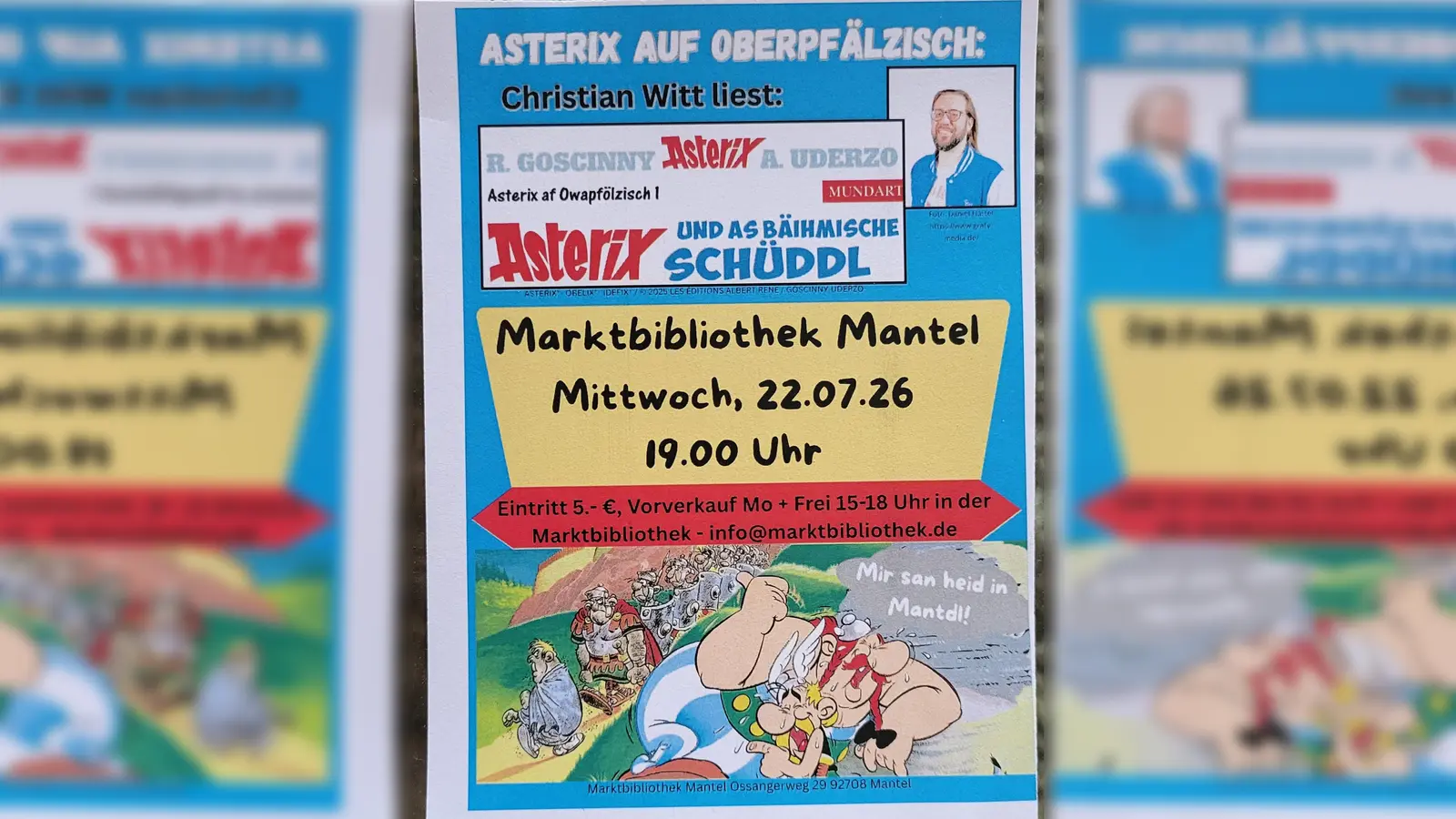 Asterix auf oberpfälzisch (Bild: Elisabeth Grassler)