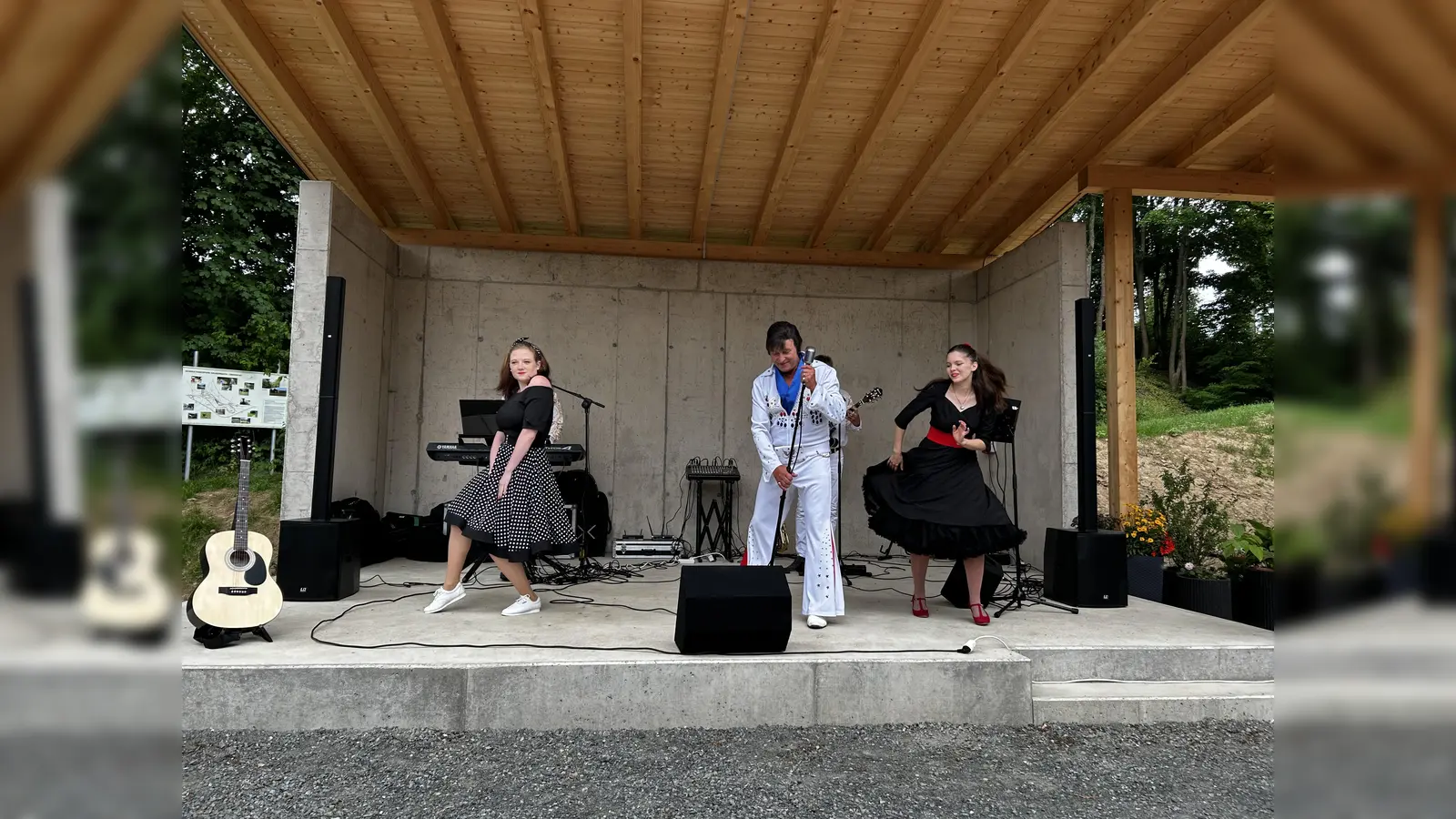 Ein Höhepunkt im Moosbacher Musiksommer ist der Auftritt von Arnold Wurm alias „Elvis“ am 21. Juli. (Bild: Claudia Rieß)