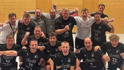 Siegesfoto der Herren I. (Bild: HSG Nabburg-Schwarzenfeld)