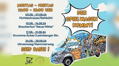 Der Spielewagen kommt in der ersten Ferienwoche. (Bild: Reinhard Kreuzer)