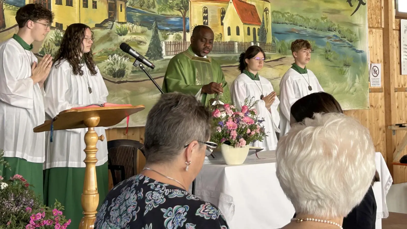 Festgottesdienst beim Stodlfest in Wölsendorf. (Bild: Hans Rachwalik)
