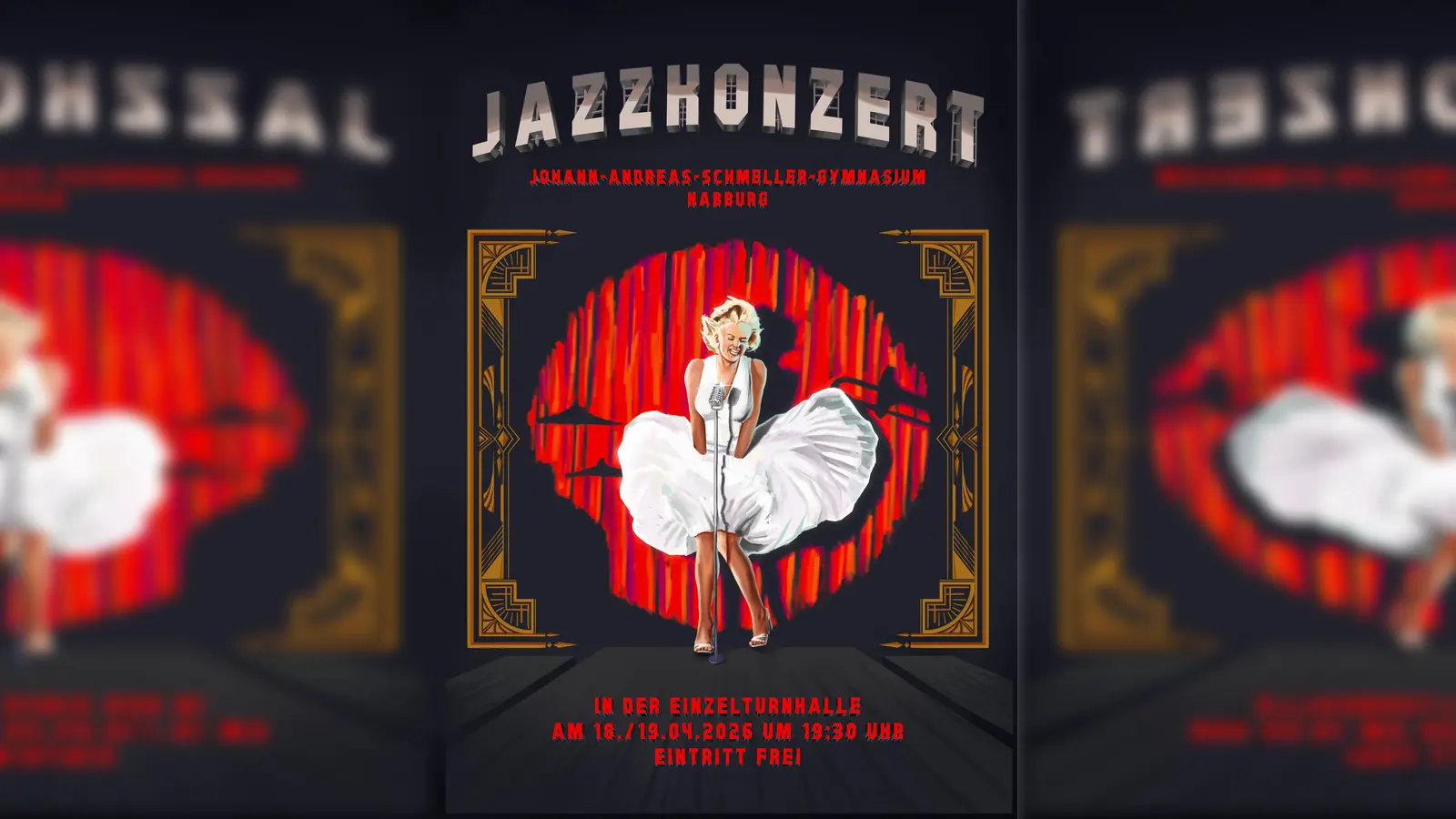 Plakat der Jazz-Konzerte (Bild: Stefan Schindler)