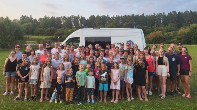 Die Kameradinnen und Kameraden der Wasserwacht Schwarzenfeld genossen unvergessliche Tage im Zeltlager (Bild: Christopher Nusche)