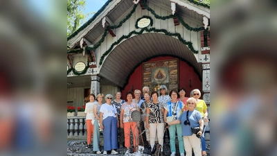 Die Frauen der Freizeitgruppe Moosbach in Birkenstein. (Bild: Helene Rolle)