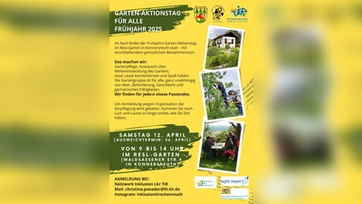 Flyer Gartenaktionstag (Bild: Christina Ponader)