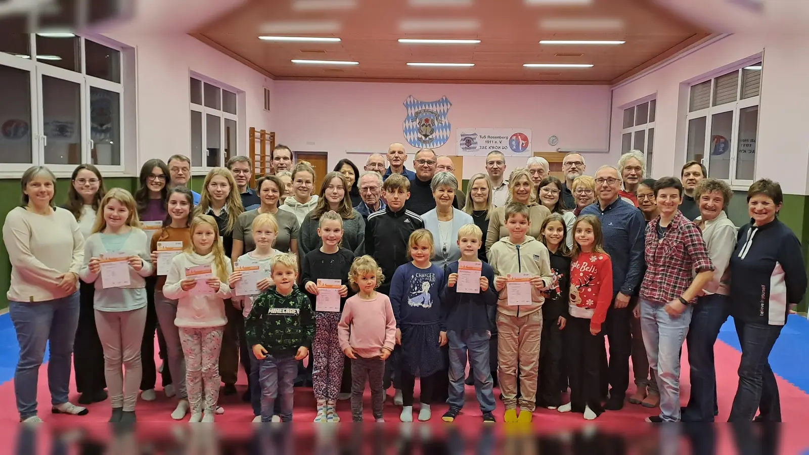 Sportabzeichenverleihung 2025 TUS-Rosenberg. (Bild: Helga Sporrer)