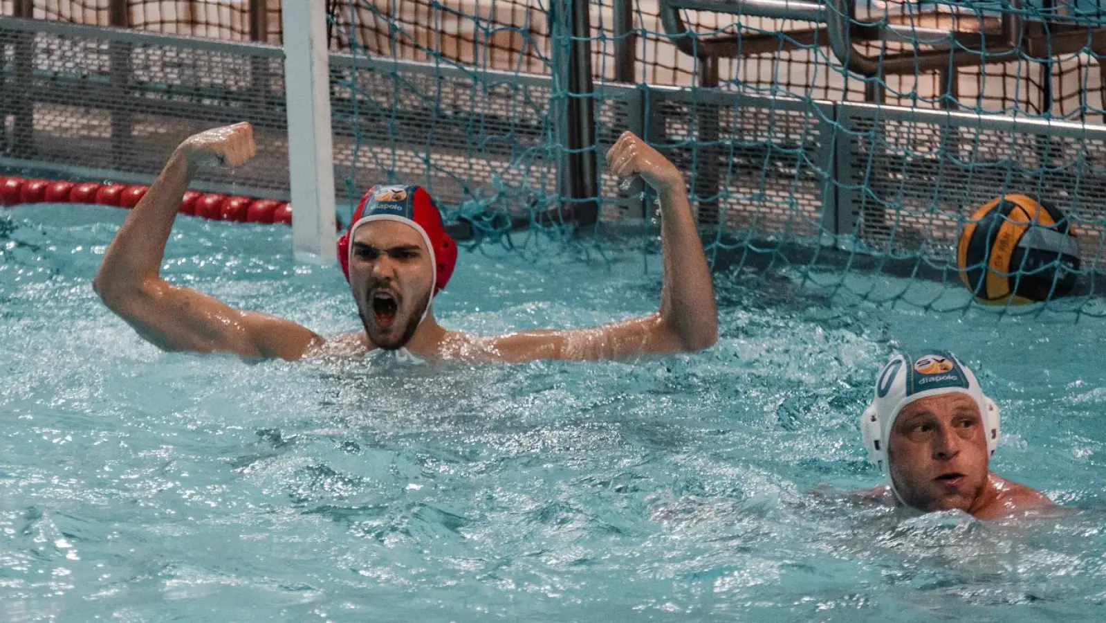 Symbolbild einer erfolgreichen Saison: Andrii Lobodynskyi nach einer starken Parade. (Bild: Christina Rathgeber)