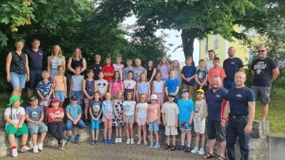 Die Kinder hatten einen tollen Vormittag bei der Feuerwehr in Schmidgaden  (Bild: Anita Ries)