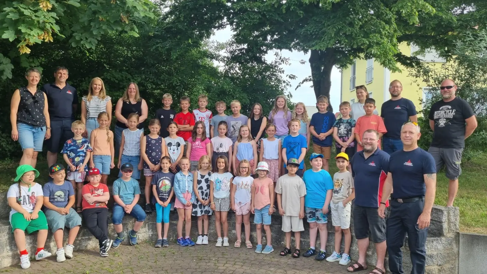 Die Kinder hatten einen tollen Vormittag bei der Feuerwehr in Schmidgaden  (Bild: Anita Ries)
