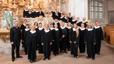 Kammerchor in der Basilika. (Bild: Tobias Ritz)