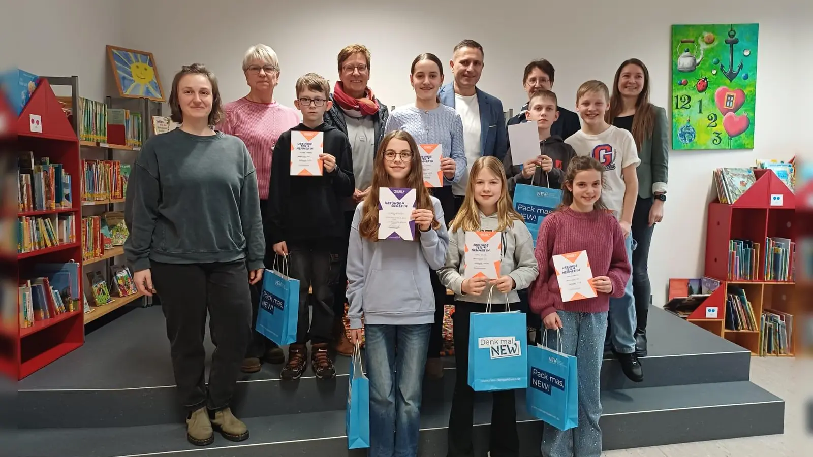 Kreisentscheid des Vorlesewettbewerbs in Grafenwöhr. (Bild: Stefanie Sigl)