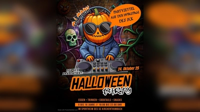 Flyer Halloween Party (Bild: Sandro Sendelbeck)