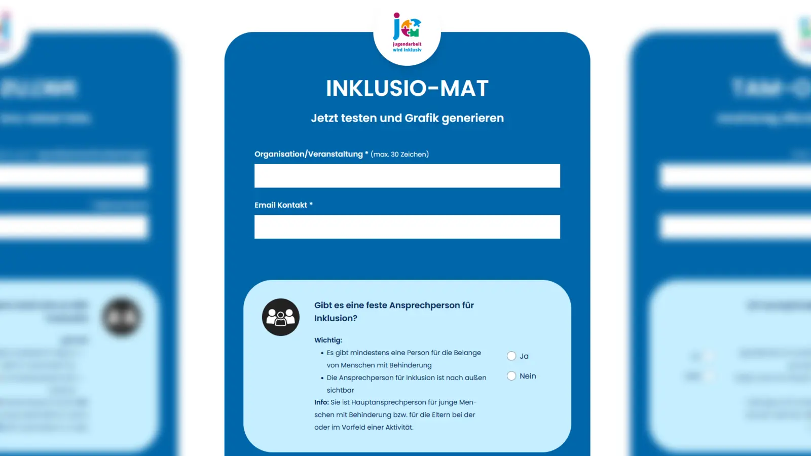 Screenshot Inklusio-Mat (Bild: Christina Ponader)
