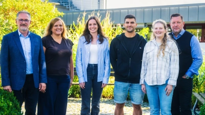 RSD Stephan Drexler, StRin (RS) Sonja Freche, StRefin Julia Schlossarek, StR (RS) Mario Haller, FLin Celine Pflaum, RSK Reiner Summer. (Bild: Tobi Frauendorfer, TF-Photograqhy)