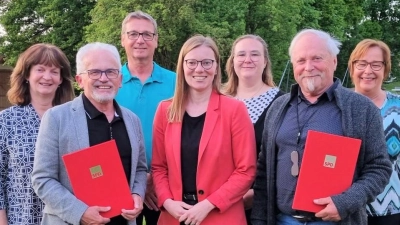 Die Neue und bestätigte Vorstandschaft der SPD Bechtsrieth, Trebsau  (Bild: Richard Wittmann)