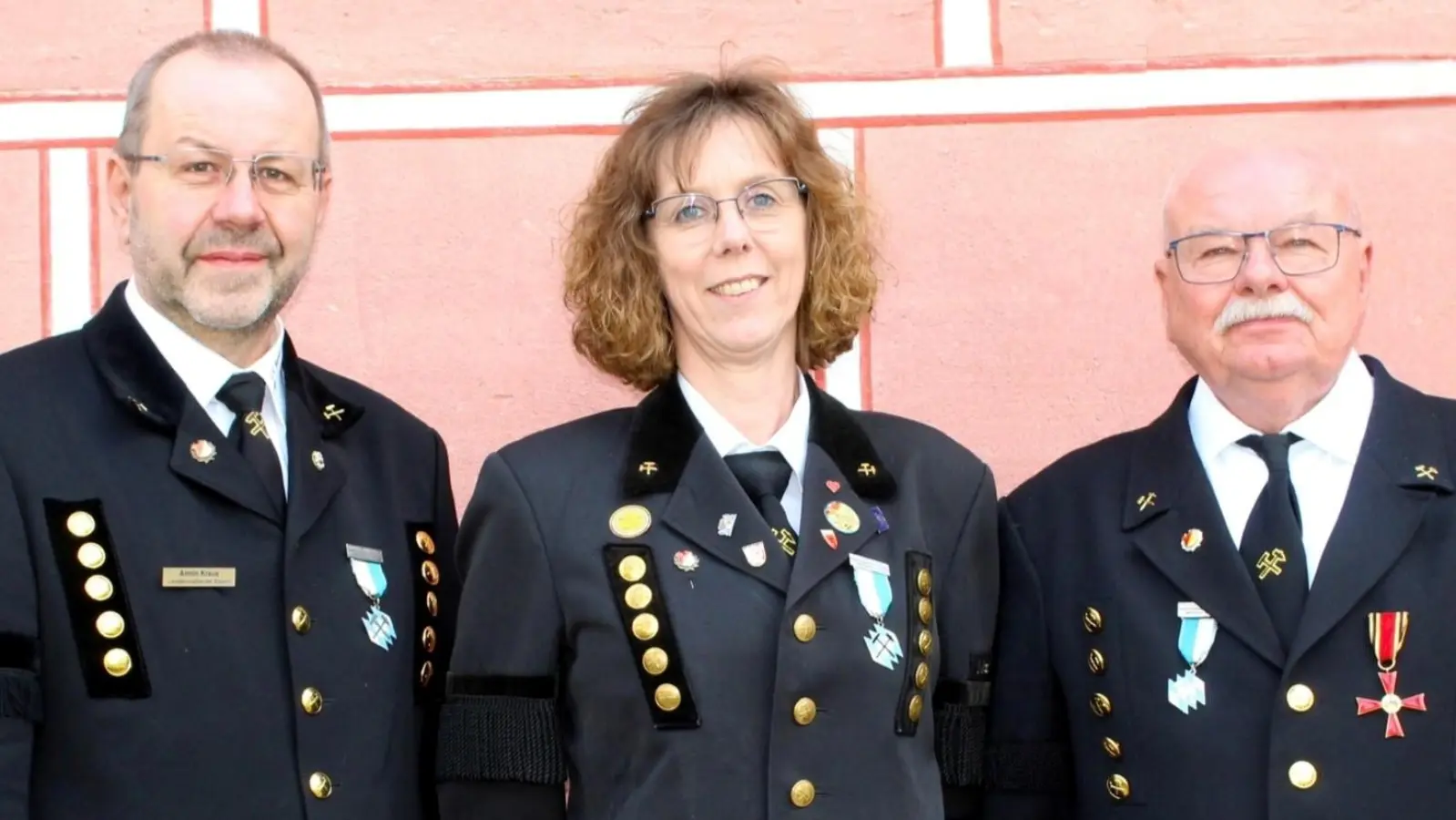 Diese 3 Sulzbacher Bergknappen, wurden in den Bundesvorstand gewählt (Bild: Anton Fenk)