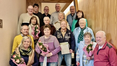Jubilare der Siedlergemeinschaft Rosenberg (Bild: Jürgen Hofmann)