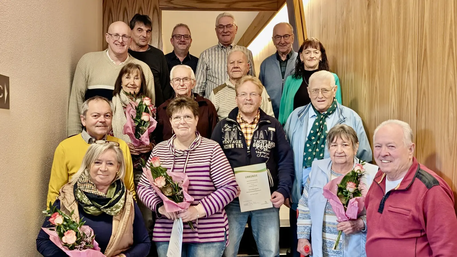 Jubilare der Siedlergemeinschaft Rosenberg (Bild: Jürgen Hofmann)