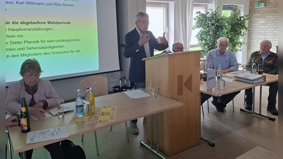 Vorsitzender Herbert Rudolph blickte in der SEN-Kreishauptversammlung auf ein erfolgreiches Jahr zurück.  (Bild: Martin Staffe)