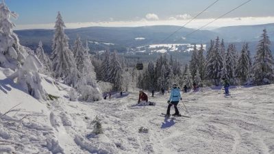 Beste Winterbedingungen für Skifahrer rund um den Ochsenkopf.  (Bild: Simone Werner-Ney)