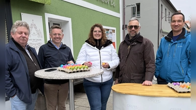 Kleiner Ostergruß der CSU  (Bild: Brigitte Kreinhöfner)