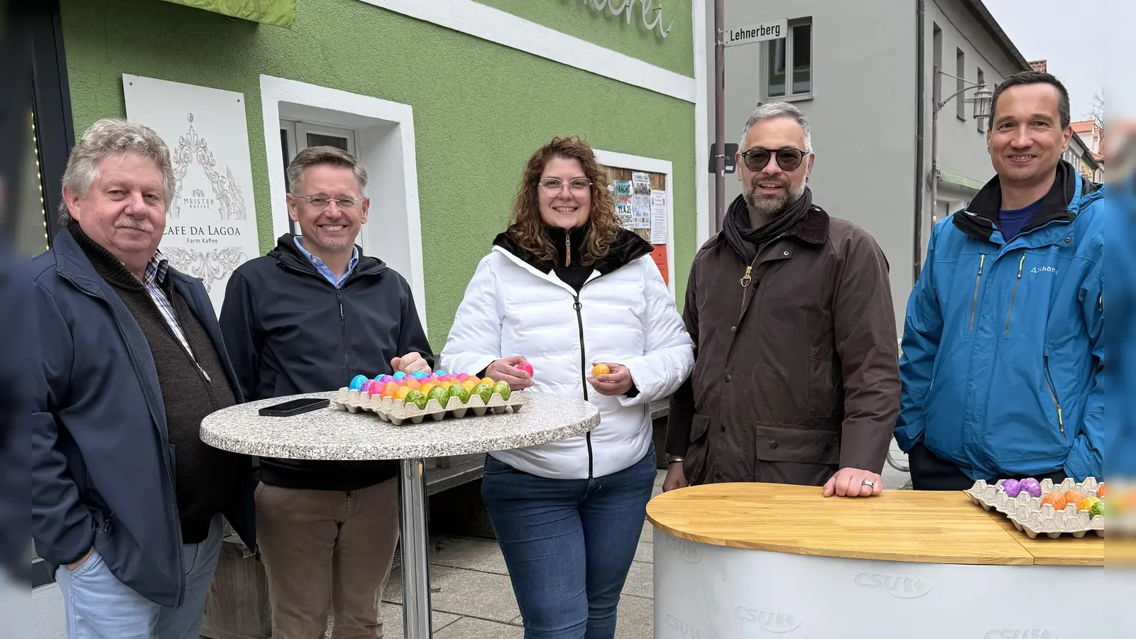 Kleiner Ostergruß der CSU  (Bild: Brigitte Kreinhöfner)