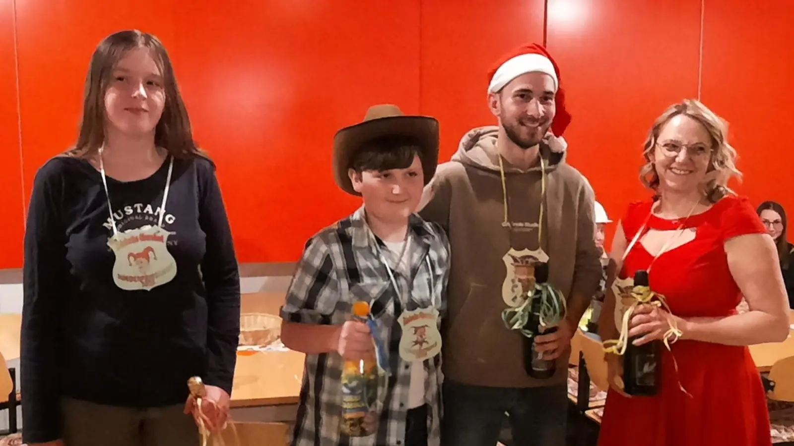 Die Sieger v.l.n.r.: Eva Paulus, Martin Paulus, Elias Beer und Melanie Sporn<br> (Bild: Georg Hausmann)