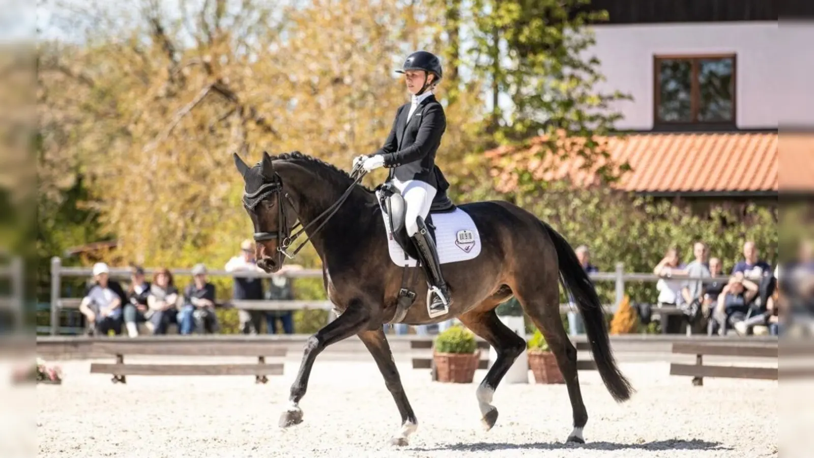 Lisa Marie Kick mit Stella als 2. in der L-Dressur Kandare (Bild: Ulrike Kick)