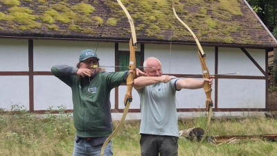 Eine besondere Attraktion auf dem Waldfest wird das Bogenschießen mit Learning Campus sein. (Bild: Stephan Müller)
