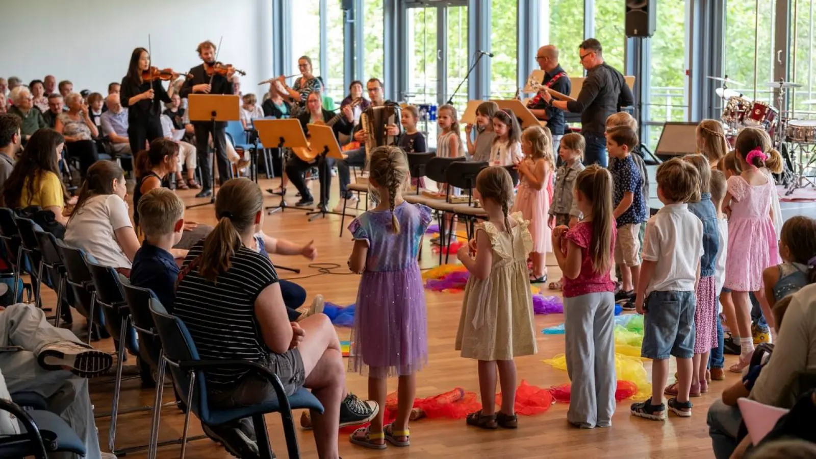 Gelungenes Schuljahresabschlusskonzert der Franz-Grothe-Schule. (Bild: Johannes Hahn)