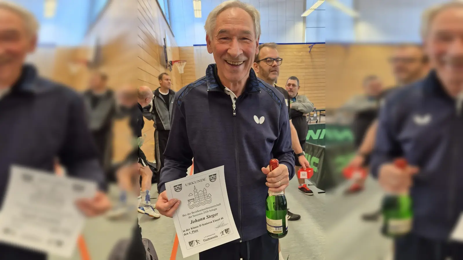 Hans Steger, der Sieger der Bezirkseinzelmeisterschaften der Senioren. (Bild: Gerti Steger)