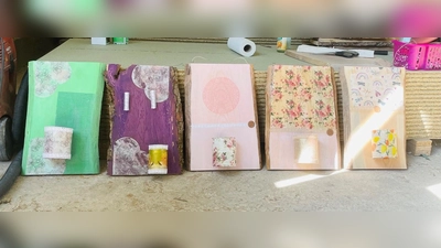 Blumenhalter im Ferienprogramm der Gemeinde Birgland  (Bild: Karin Fruth)