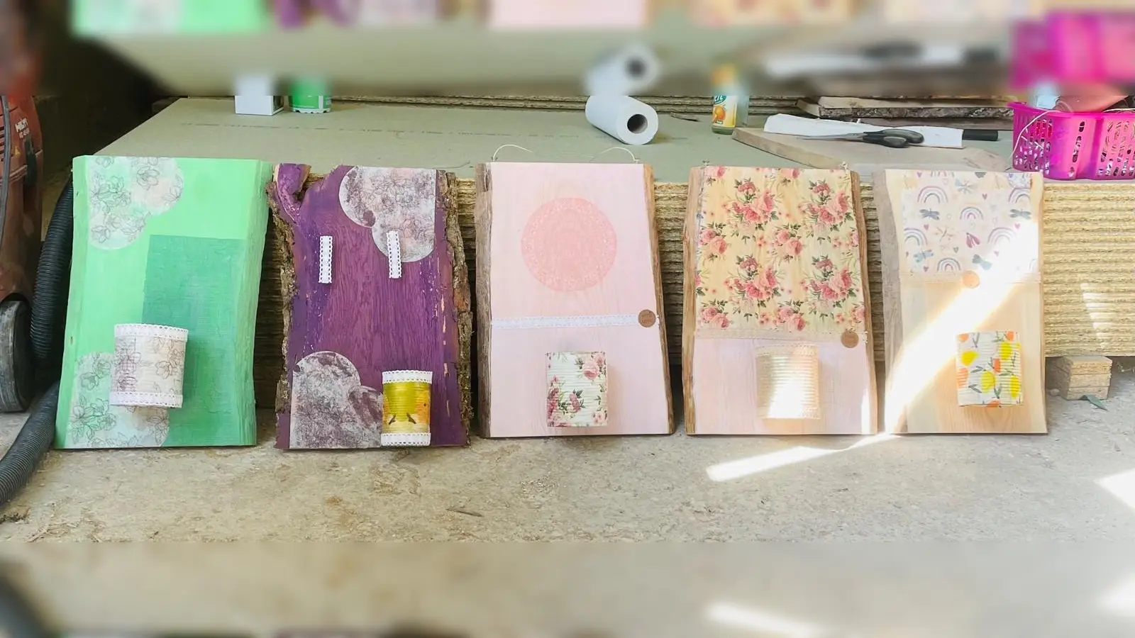 Blumenhalter im Ferienprogramm der Gemeinde Birgland  (Bild: Karin Fruth)