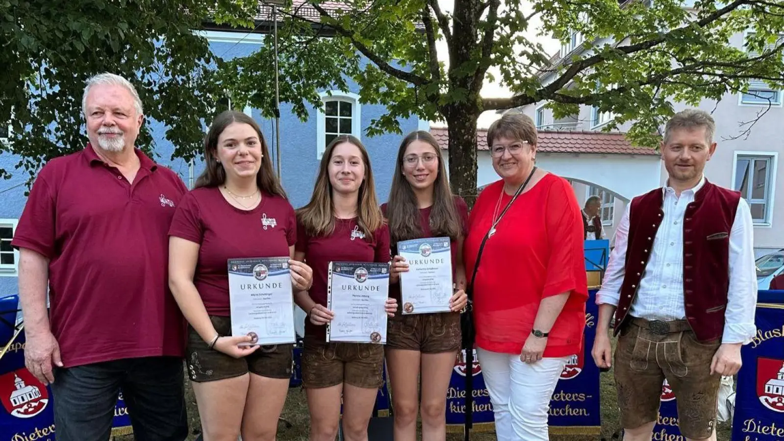 Maria Scheitinger, Theresa Albang und Katharina Schafbauer (von links).<br> (Bild: Jürgen Lößl)