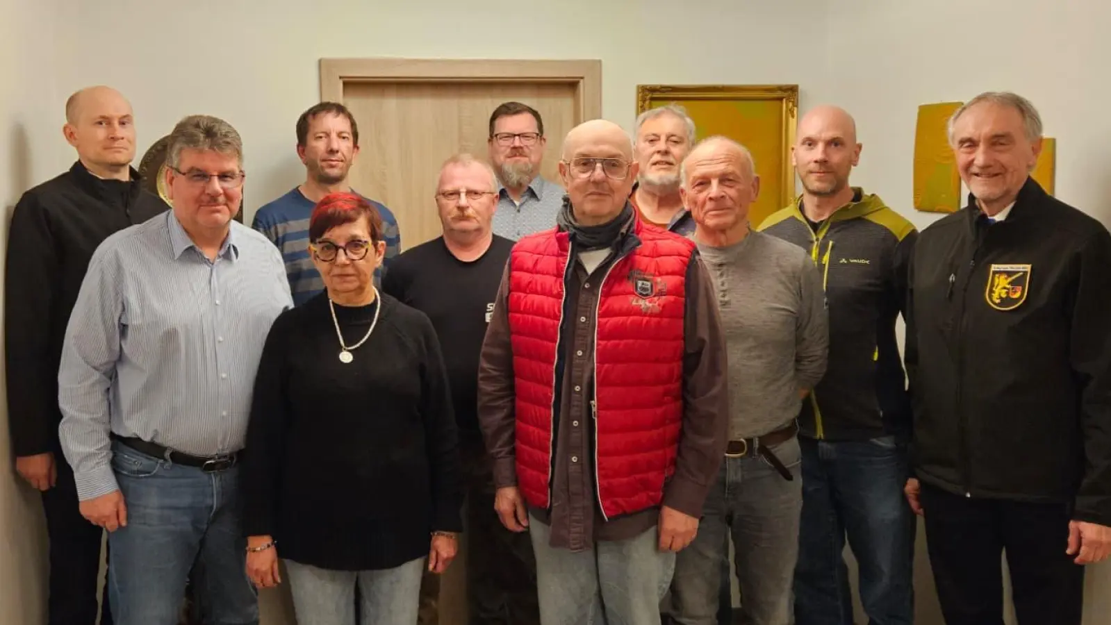 Von links nach rechts: Markus Glatzel, Johannes Rupprecht, Norbert Reuschl, Herta Grollmisch, Robert Stubenvoll, Nikolai Platzer, Herbert Grollmisch, Willi Zinnbauer, Willi Würfl, Christian Dotzler und Bertram Gebhard. (Bild: Herbert Grollmisch)