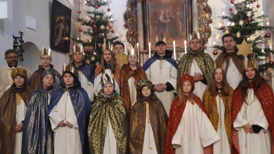 Sternsinger der Expositurgemeinde Mariä Heimsuchung.  (Bild: Markus Schultes )