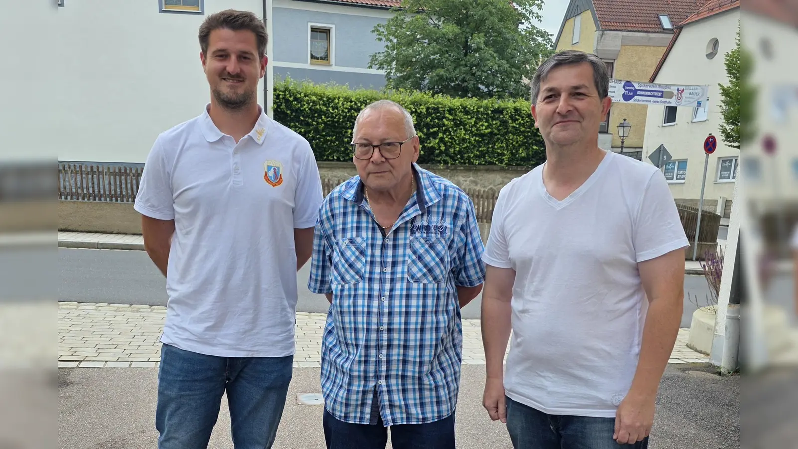 v.l.n.r. Waldemar Widiker; Gerhard Grosser; Norbert Puff. (Bild: Sandro Großmann)