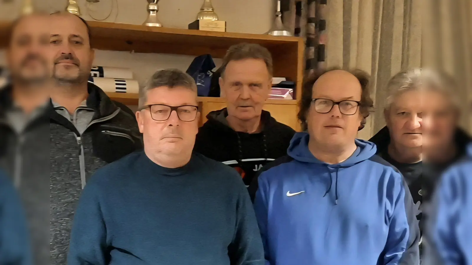 Von links: Hans Pirner, Günther Späth, Bernhard Schleich, Martin Dotzler und Wolfgang Burger (Bild: Bernhard Schleich)