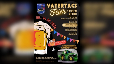 Bollerwagen, Bier und beste Freunde sind am Vatertag angesagt. In Sassenreuth kommt aber auch die Familie nicht zu kurz. (Bild: Michael Wiesnet)