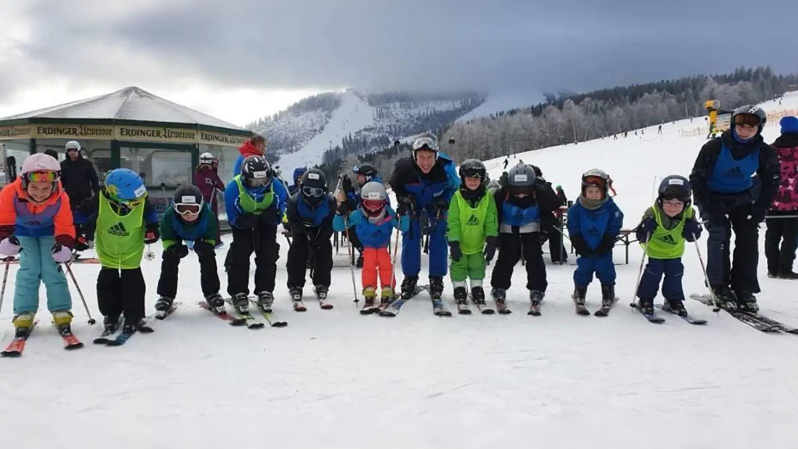 Begeisterung beim Skikurs am Arber am 2. Januarwochenende. (Bild: Philipp Zilk)