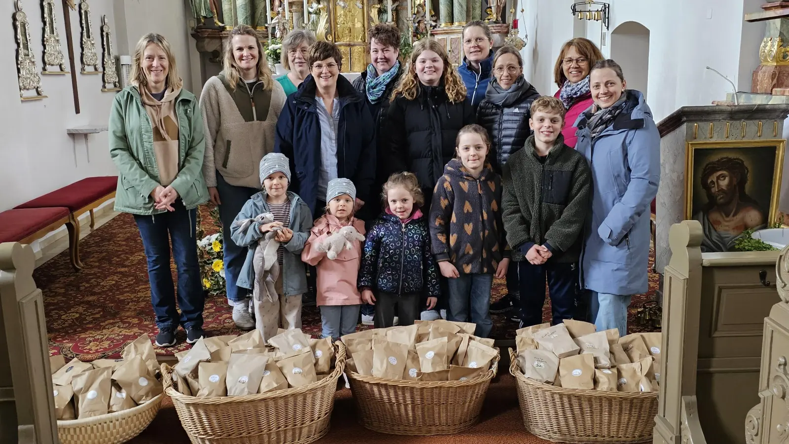 Die Helferinnen und Helfer der KLB Schwarzenbach (Bild: Marion Mark)